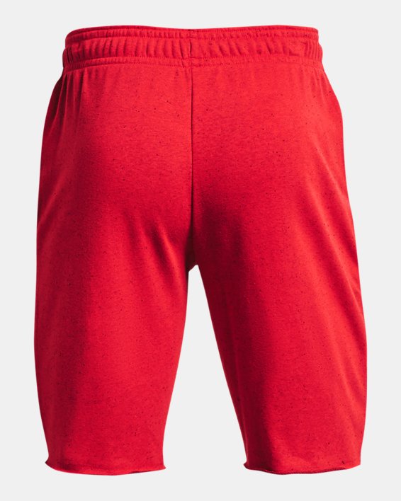 Herren UA Rival Athletic Department Shorts aus French Terry, Red, pdpMainDesktop image number 5
